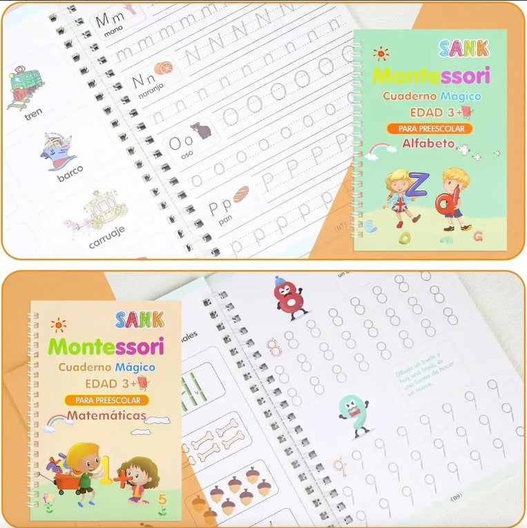 SET x 4 Libros Montessori ✨ MAGIC PREMIUM