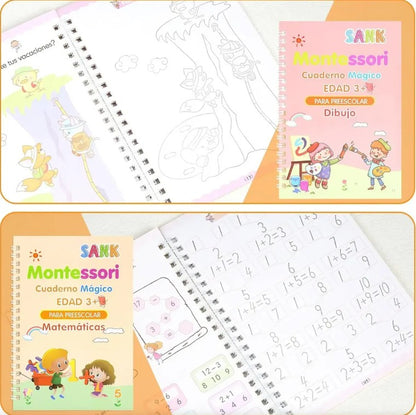 SET x 4 Libros Montessori ✨ MAGIC PREMIUM