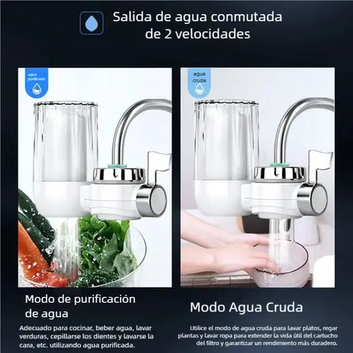 💧 Filtro Purificador: Agua Pura, Segura y Sin Químicos al Instante