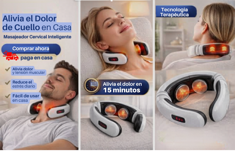 Masajeador alivio cuello y espalda