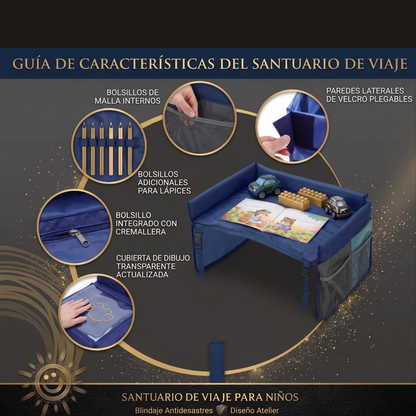 Mesa portátil para asiento de coche