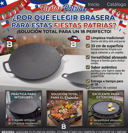 BRASENA ™ Plancha para asado