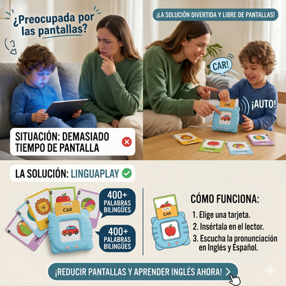 JUEGO LECTOR DE TARJETAS APRENDO INGLES