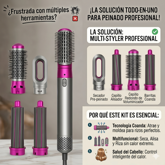 Cepillo Multiuso  Secador 5 En 1 AirBrush™ LuxeStyler