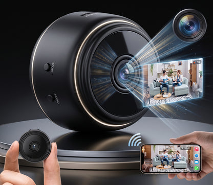 Mini Cámara Seguridad Wifi Full HD Visión Nocturna