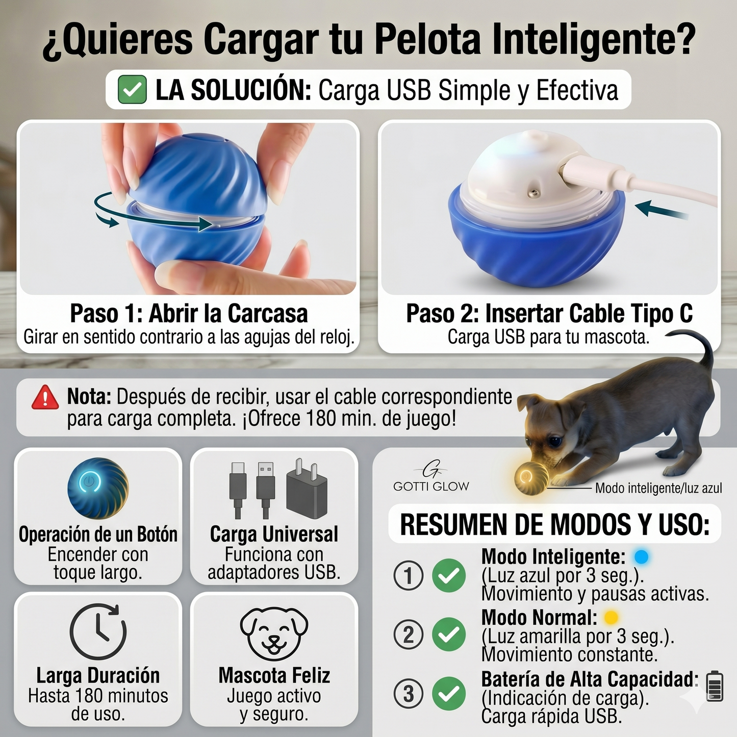 F - Juguete saltarin para perros