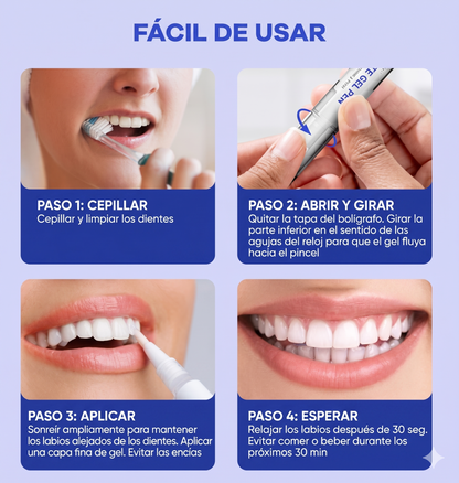 Bolígrafo Blanqueador de Dientes Instantáneo