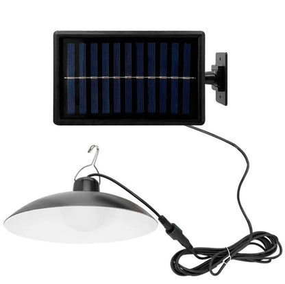 Lámpara  Solar 360° – ilumina sin cables ni electricidad + control
